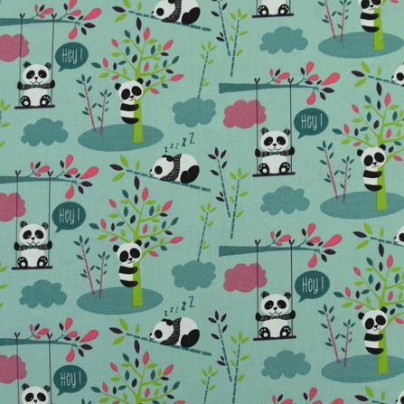 Baumwollstoff Panda