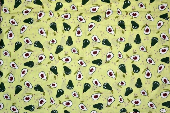 Baumwollstoff Avocado