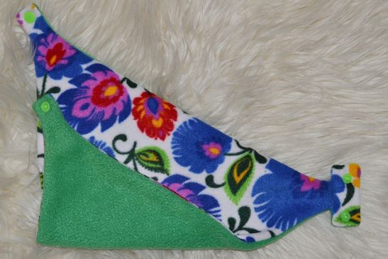 bunte Blumen mit grün