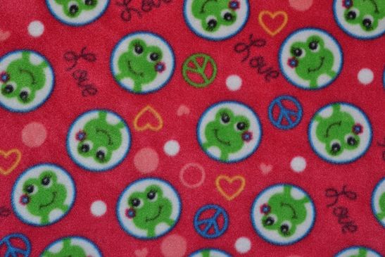 Fleece Peace-Frösche