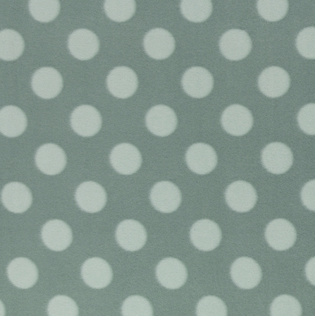 Fleece patinagrün mit großen Punkten